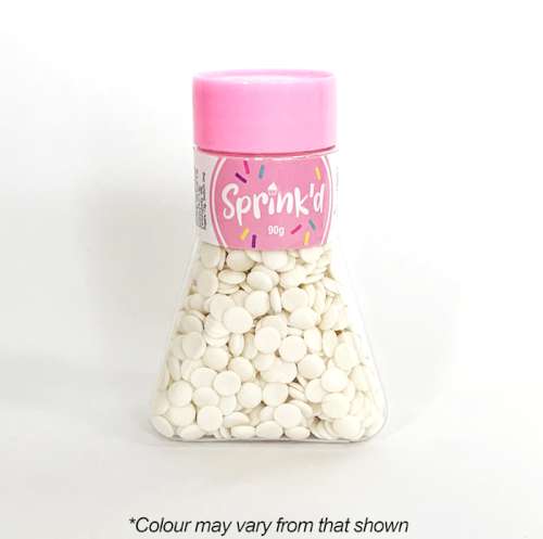 Sprink'd Sprinkles - Sequins White - Click Image to Close